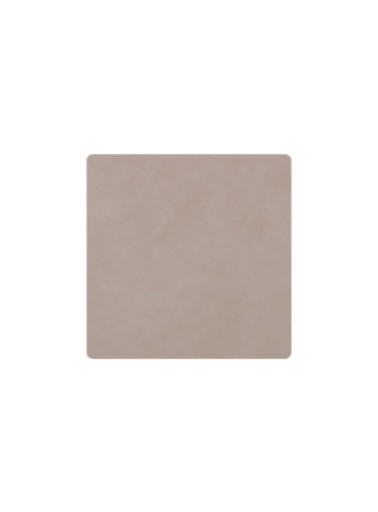 Linddna onderzetter 10x10 cm square light grey
