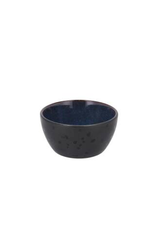 Bitz bowl 12cm zwart/glanzend donkerblauw