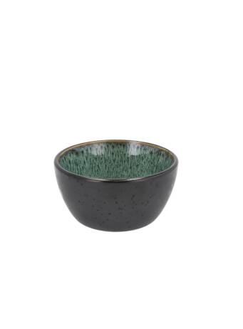 Bitz bowl 12cm zwart/glanzend groen