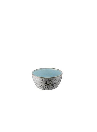 Bitz bowl 12cm grijs/glanzend lichtblauw