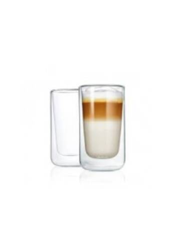 BLOMUS latte macchiato glazen, set van 2 "Nero"