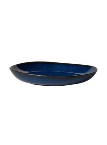 Villeroy & Boch Lave Blue platte serveerschaal 28cm *NOG 5 OP VOORRAAD*