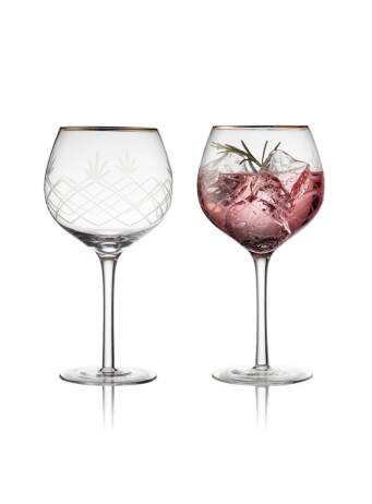 Lyngby Milano Gin&Tonic glazen - set van 2