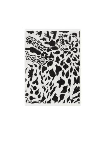 iittala Oiva Toikka collection "Cheetah black-white" handdoek 50x70cm