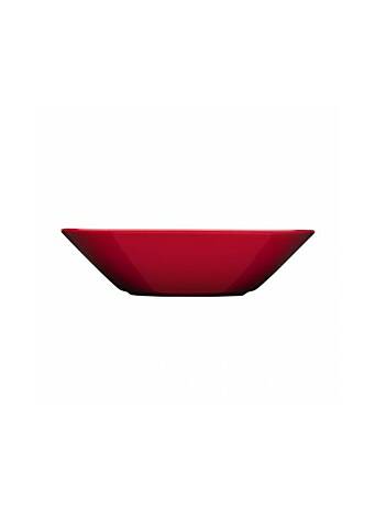 iittala Teema rood schaal/diep bord 21cm "Seasonal product"